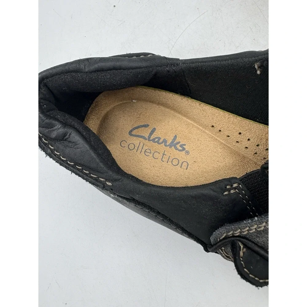 Clarks Collection Shoes Womens Size 8.5 M Comfort Roseville Dot Loafer Black